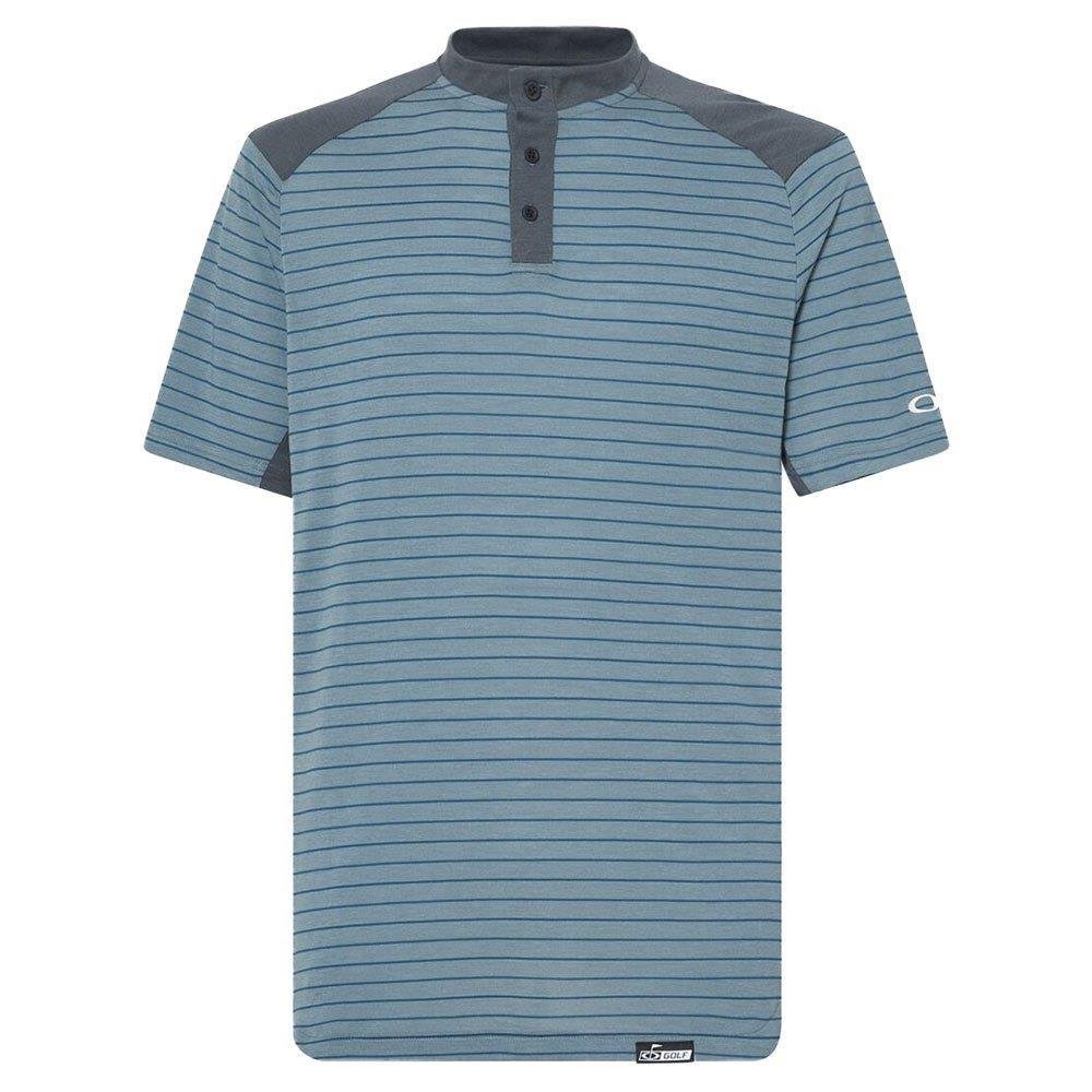 Oakley Fringe Stripe polo da uomo, dark slate