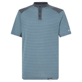 Oakley Fringe Stripe polo da uomo, dark slate