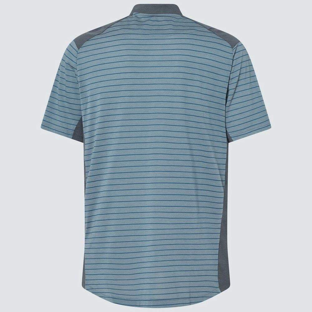 Oakley Fringe Stripe polo da uomo, dark slate