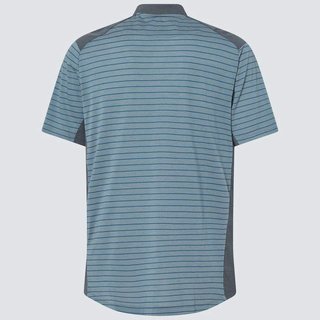 Oakley Fringe Stripe polo da uomo, dark slate