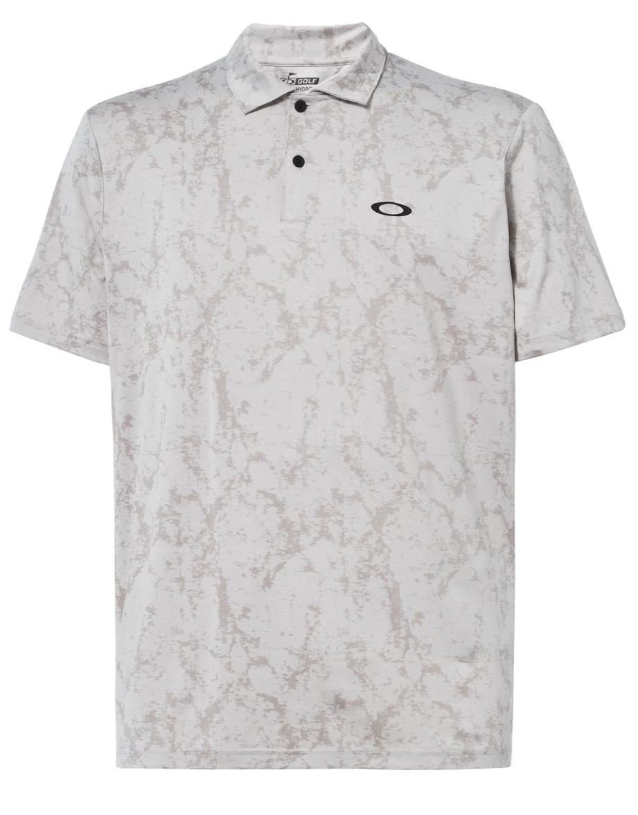 Oakley Marble Jaquard polo da uomo, bianco artico