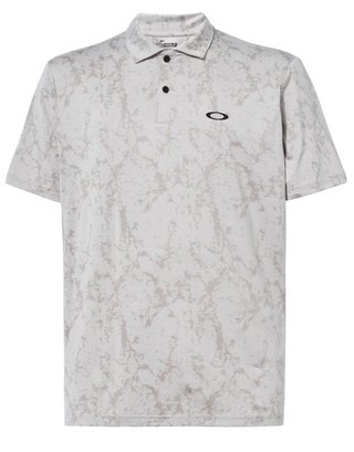 Oakley Marble Jaquard polo da uomo, bianco artico