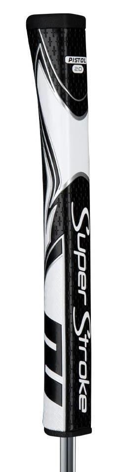 SuperStroke SuperStroke Zenergy Pistol GT 2.0 grip per putter, nero/bianco