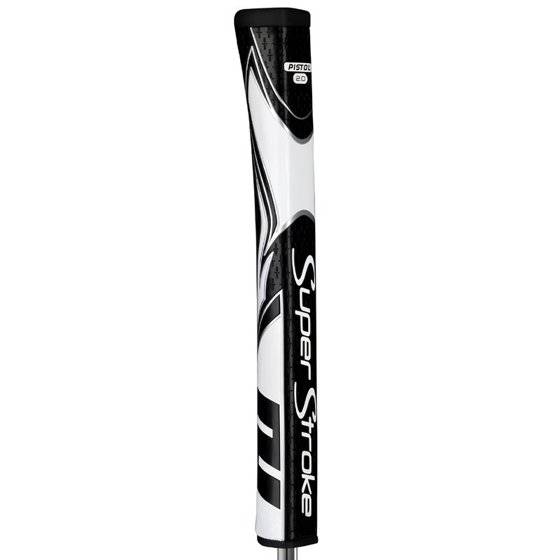 SuperStroke SuperStroke Zenergy Pistol GT 2.0 grip per putter, nero/bianco