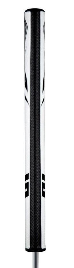 SuperStroke Zenergy XL Plus 3.0 grip per putter, bianco/nero