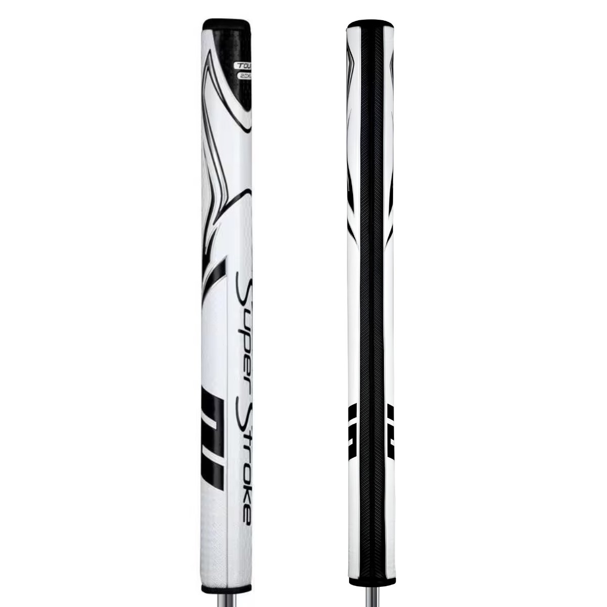 SuperStroke Zenergy XL Plus 3.0 grip per putter, bianco/nero