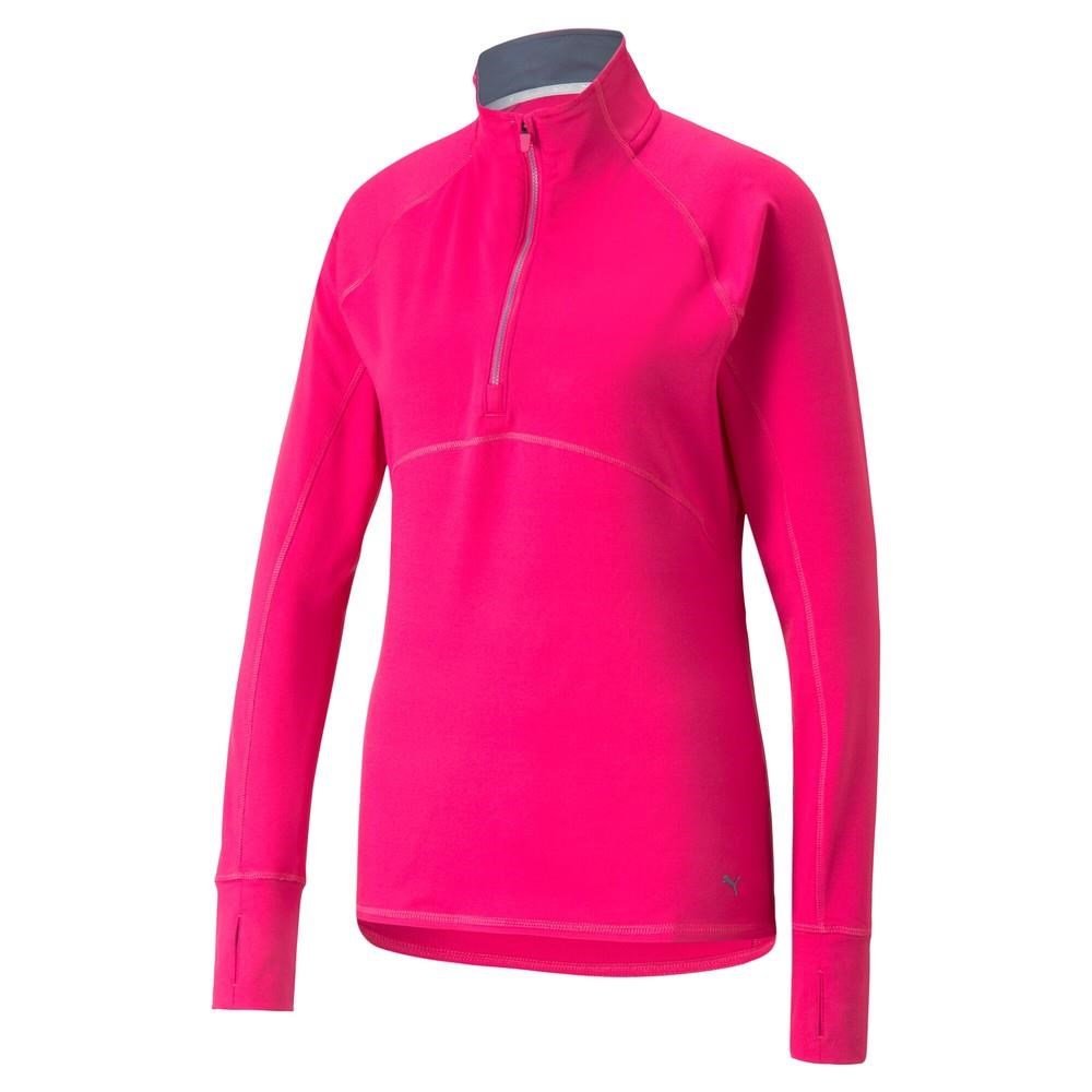 Puma Gamer 1/4 Zip felpa da golf donna, orchid shadow