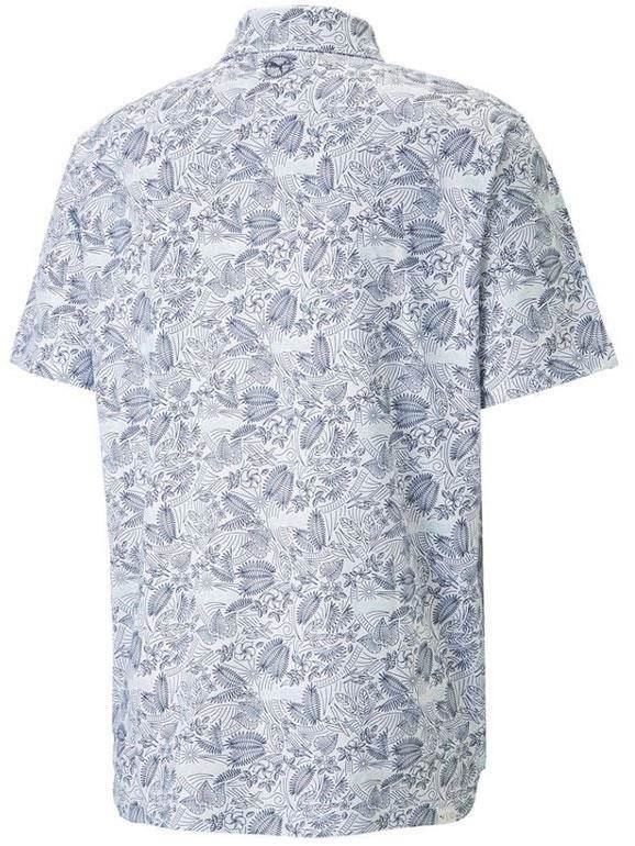 Puma Mattr Seaplanes polo da uomo, navy blazer/tropical aqua