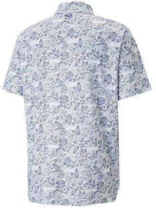 Puma Mattr Seaplanes polo da uomo, navy blazer/tropical aqua