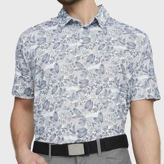 Puma Mattr Seaplanes polo da uomo, navy blazer/tropical aqua