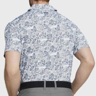 Puma Mattr Seaplanes polo da uomo, navy blazer/tropical aqua