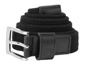 FootJoy Women's Braided ladies belt, nero