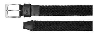 FootJoy Women's Braided ladies belt, nero