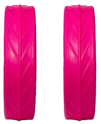 JuCad Tyres for Rear Wheels (2 pneumatici per ruote posteriori JuCad), rosa
