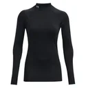 Under Armour Authentics Mockneck maglia termica da donna, nera