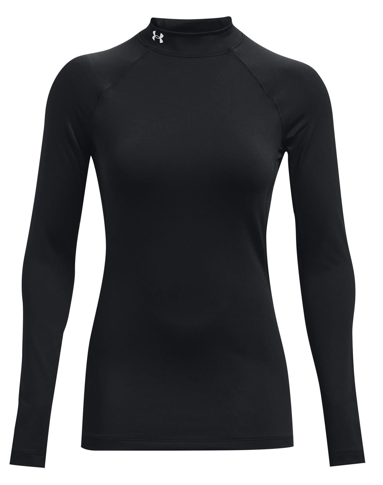 Under Armour Authentics Mockneck maglia termica da donna, nera