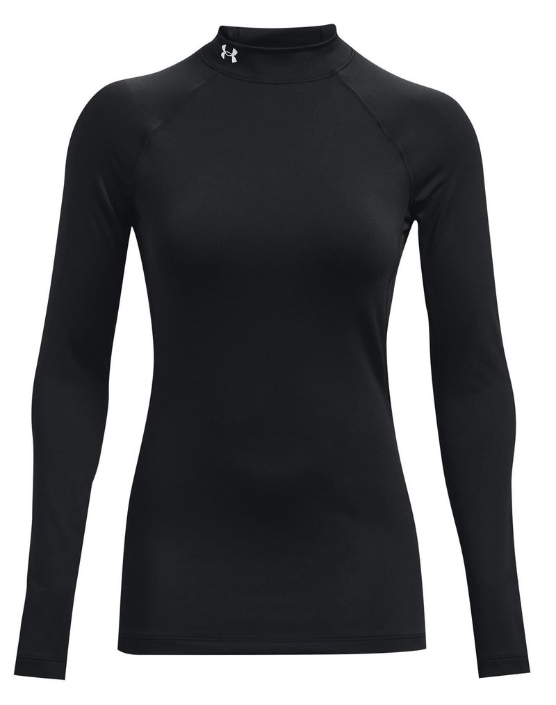 Under Armour Authentics Mockneck maglia termica da donna, nera
