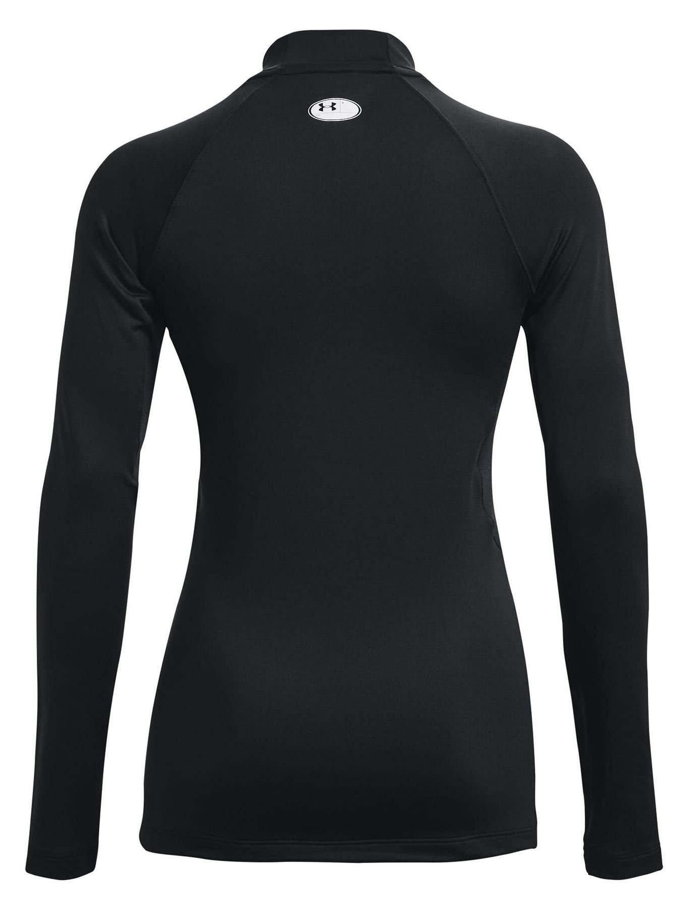Under Armour Authentics Mockneck maglia termica da donna, nera