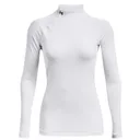 Under Armour Authentics Mockneck maglia termica da donna, bianca
