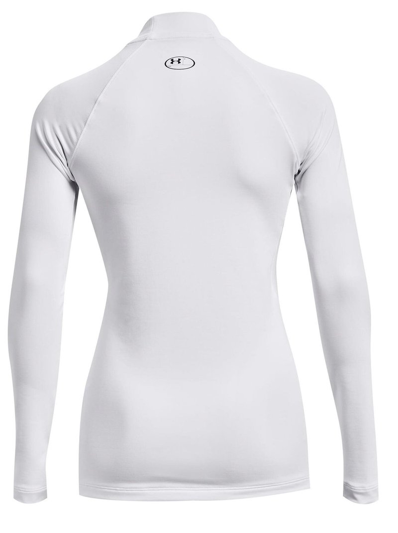Under Armour Authentics Mockneck maglia termica da donna, bianca