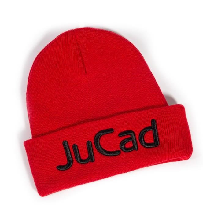 JuCad cappello invernale unisex, rosso