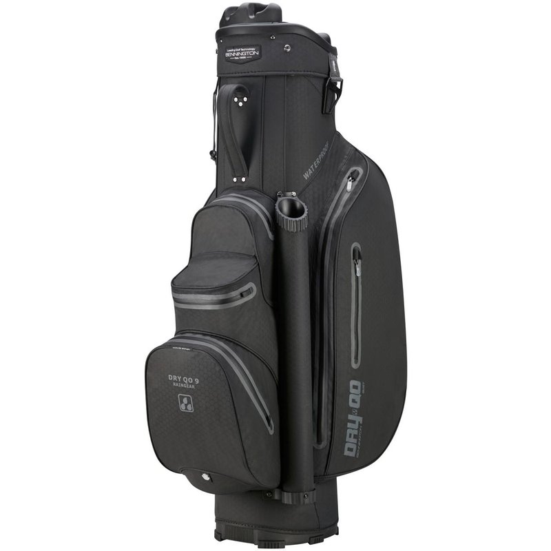 Bennington Dry QO 9 cart bag impermeabile, nero