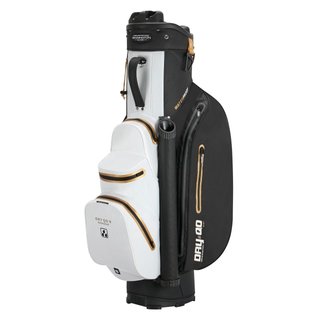 Bennington Dry QO 9 cart bag impermeabile, nero/bianco/oro