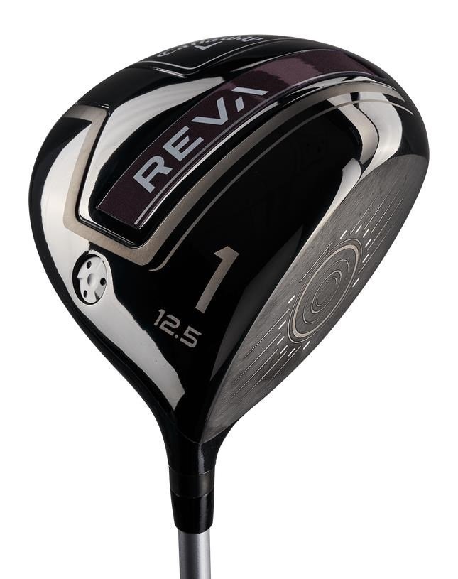Callaway Reva 8PC Eggplant set da golf femminile, grafite, +cart bag