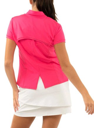 Lucky in Love Chi Chi Short Sleeve polo da donna, melone