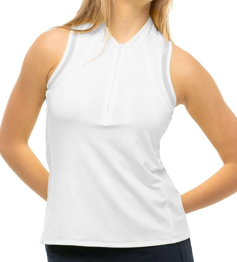 Lucky in Love My Favorite polo senza maniche da donna, bianco