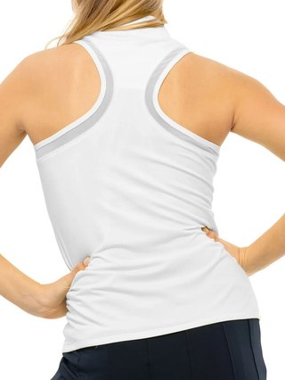 Lucky in Love My Favorite polo senza maniche da donna, bianco