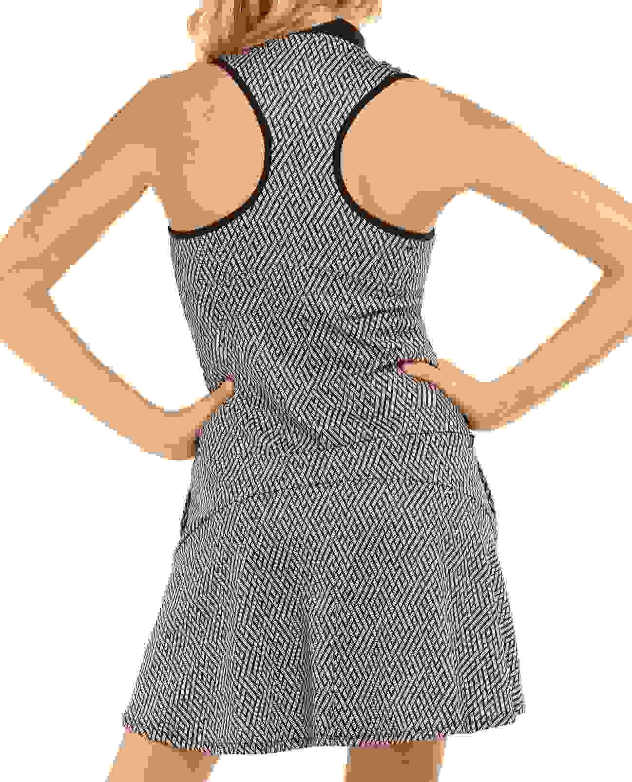 Lucky in Love Thatch Me Later vestito da golf donna, nero/bianco