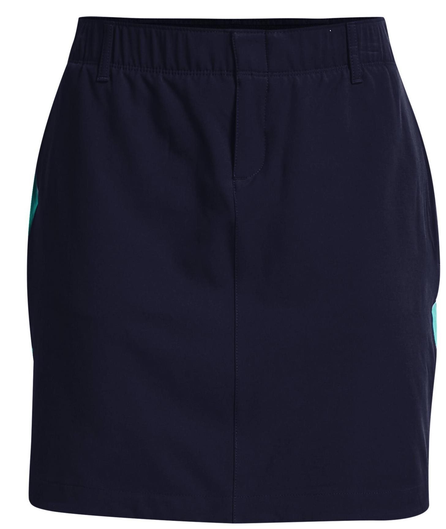 Under Armour Links Woven gonna da golf femminile, blu navy
