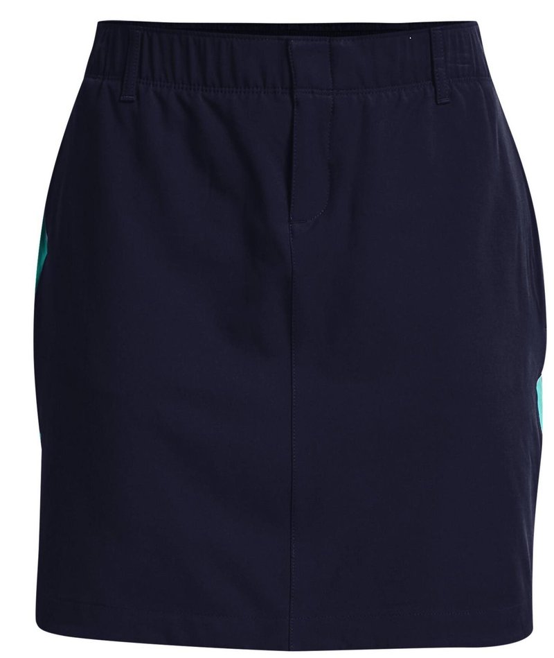 Under Armour Links Woven gonna da golf femminile, blu navy