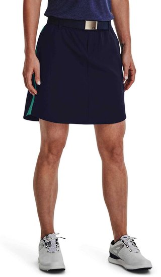 Under Armour Links Woven gonna da golf femminile, blu navy