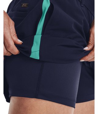 Under Armour Links Woven gonna da golf femminile, blu navy