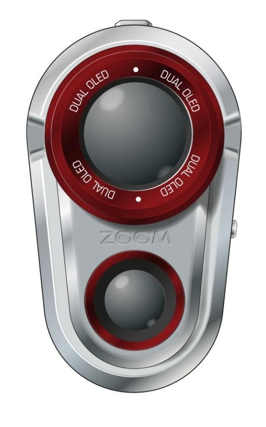 Zoom Zoom OLED PRO telemetro laser, nero/argento