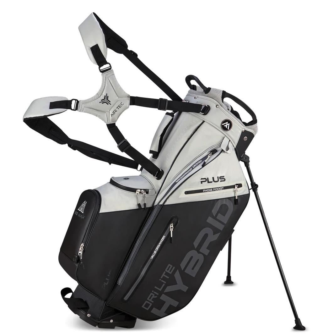Big Max Dri Lite Hybrid Plus stand bag, grigio/nero