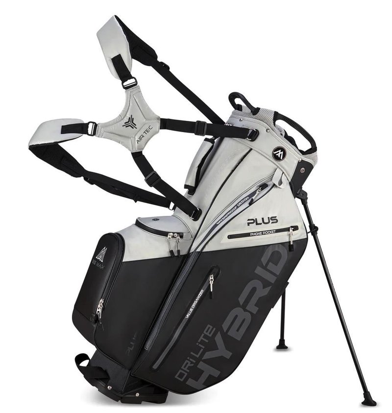 Big Max Dri Lite Hybrid Plus stand bag, grigio/nero