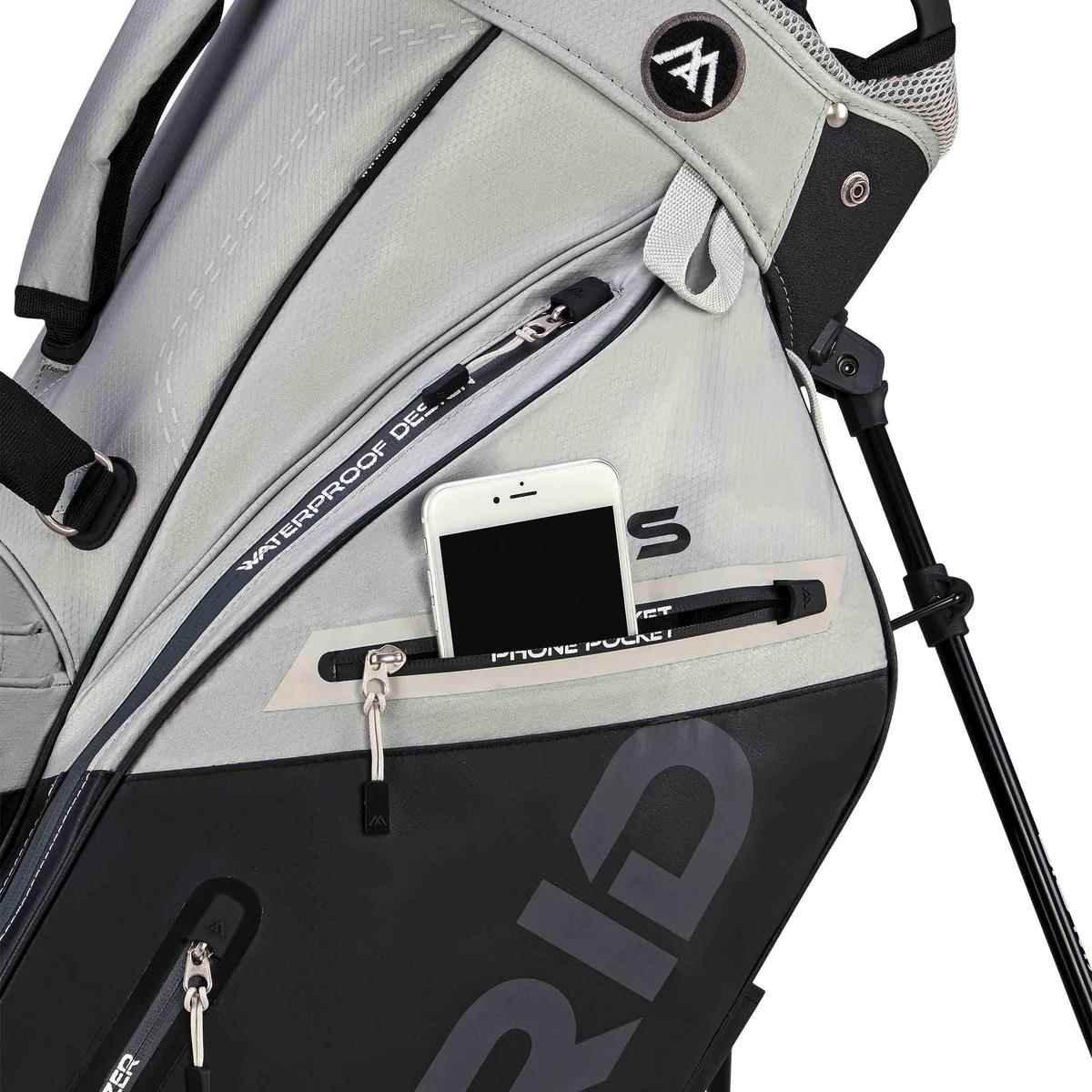 Big Max Dri Lite Hybrid Plus stand bag, grigio/nero