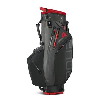 Big Max AQUA Hybrid 4 stand bag, nero/carbone/rosso