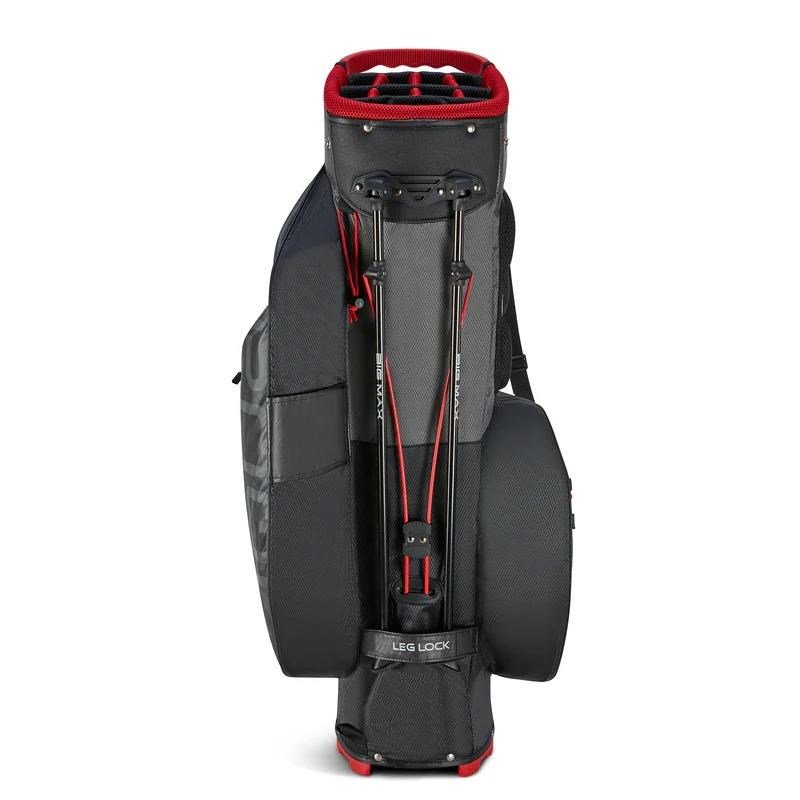 Big Max AQUA Hybrid 4 stand bag, nero/carbone/rosso