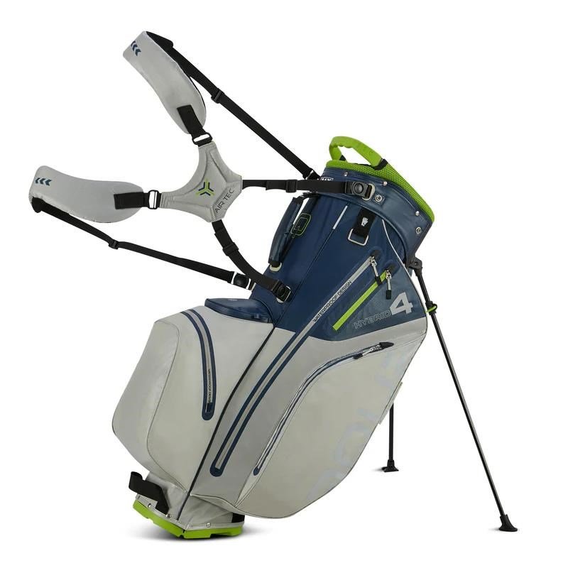 Big Max AQUA Hybrid 4 stand bag, navy/grey/lime