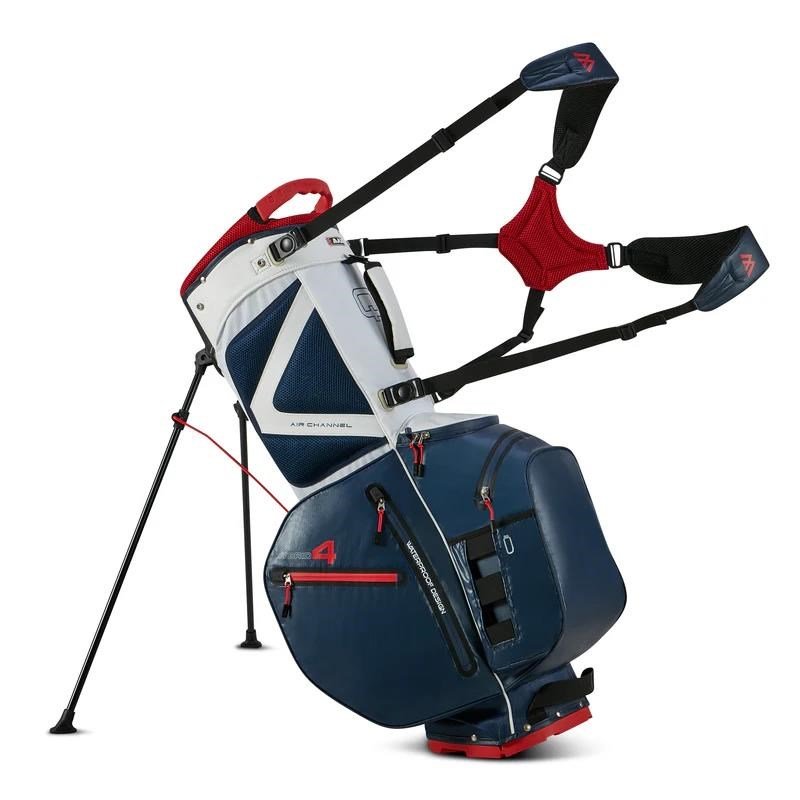 Big Max AQUA Hybrid 4 stand bag, navy/white/red