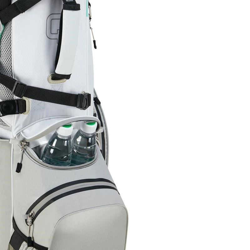 Big Max AQUA Hybrid 4 stand bag, white/grey/mint