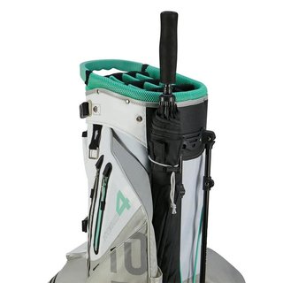Big Max AQUA Hybrid 4 stand bag, white/grey/mint