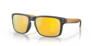 Oakley Holbrook Steel Colection Matte Carbon Prizm 24K Polarized occhiali da sole