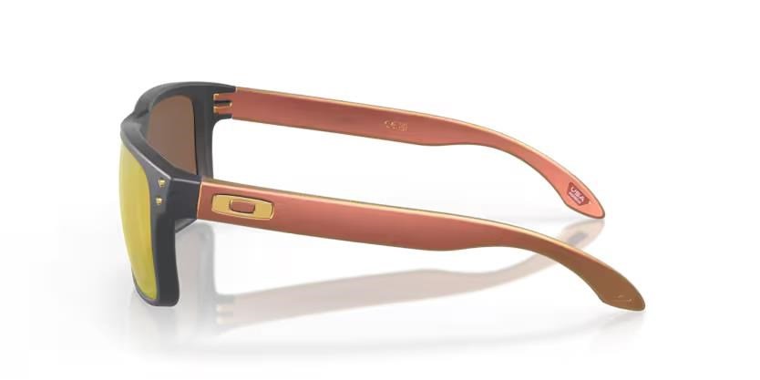 Oakley Holbrook Steel Colection Matte Carbon Prizm 24K Polarized occhiali da sole