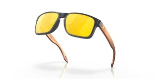 Oakley Holbrook Steel Colection Matte Carbon Prizm 24K Polarized occhiali da sole