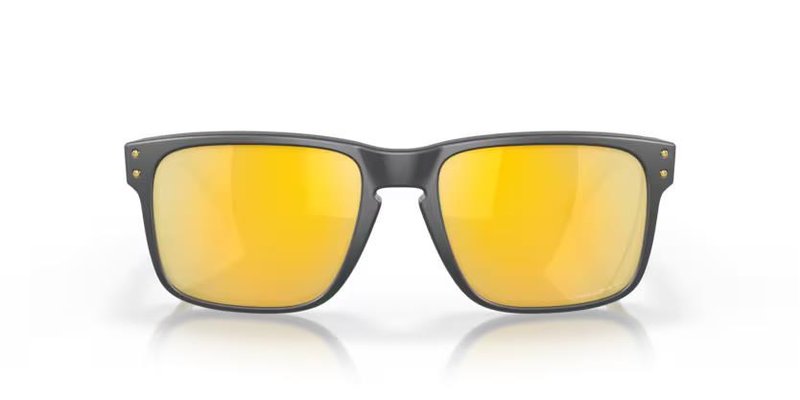 Oakley Holbrook Steel Colection Matte Carbon Prizm 24K Polarized occhiali da sole